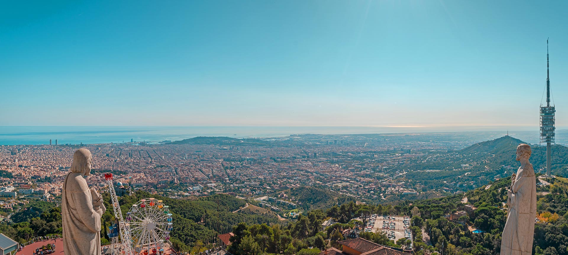 Barcellona dal Tibidabo Barcellona dal Tibidabo