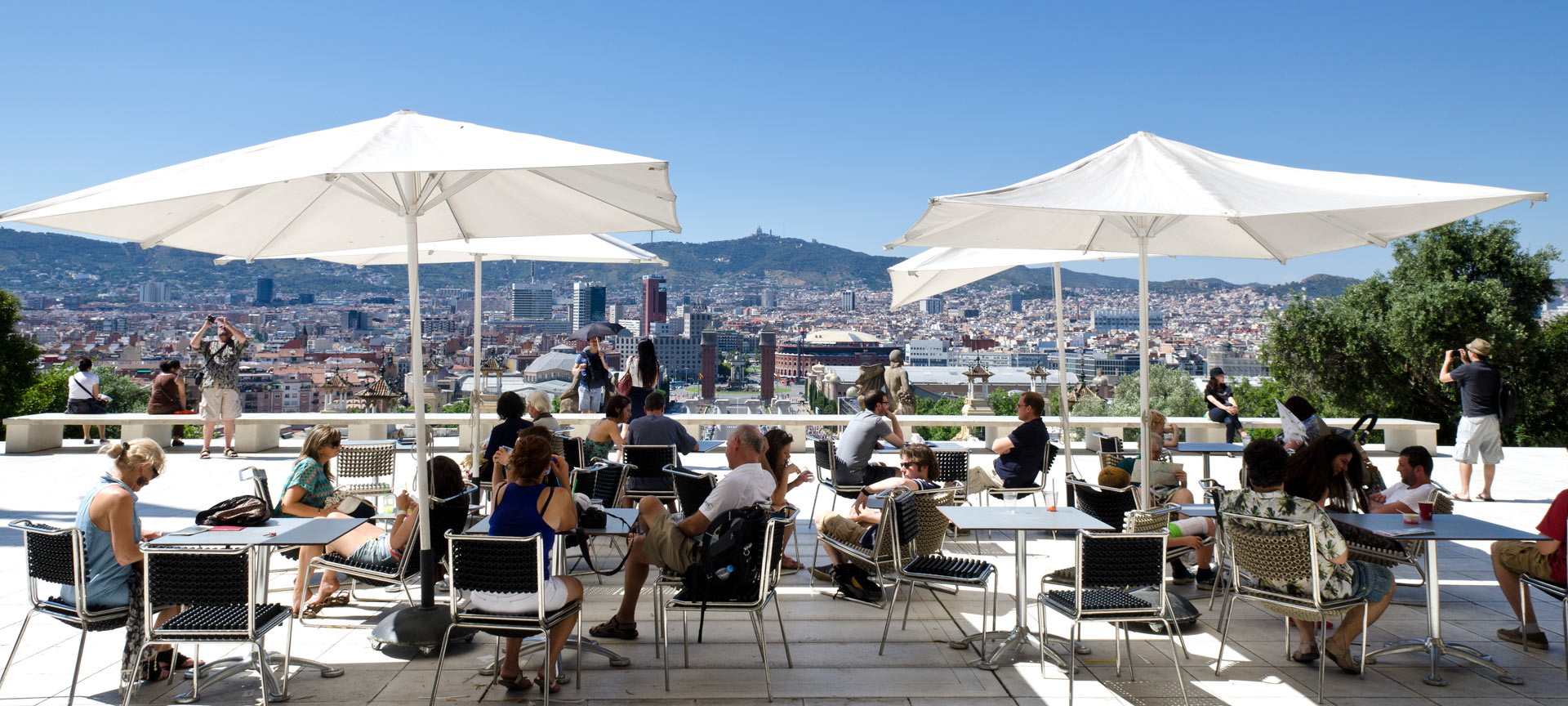 Café en Montjüic, Barcelona Café en Montjüic, Barcelona