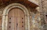 Veduta della chiesa di Tremp, in Catalogna