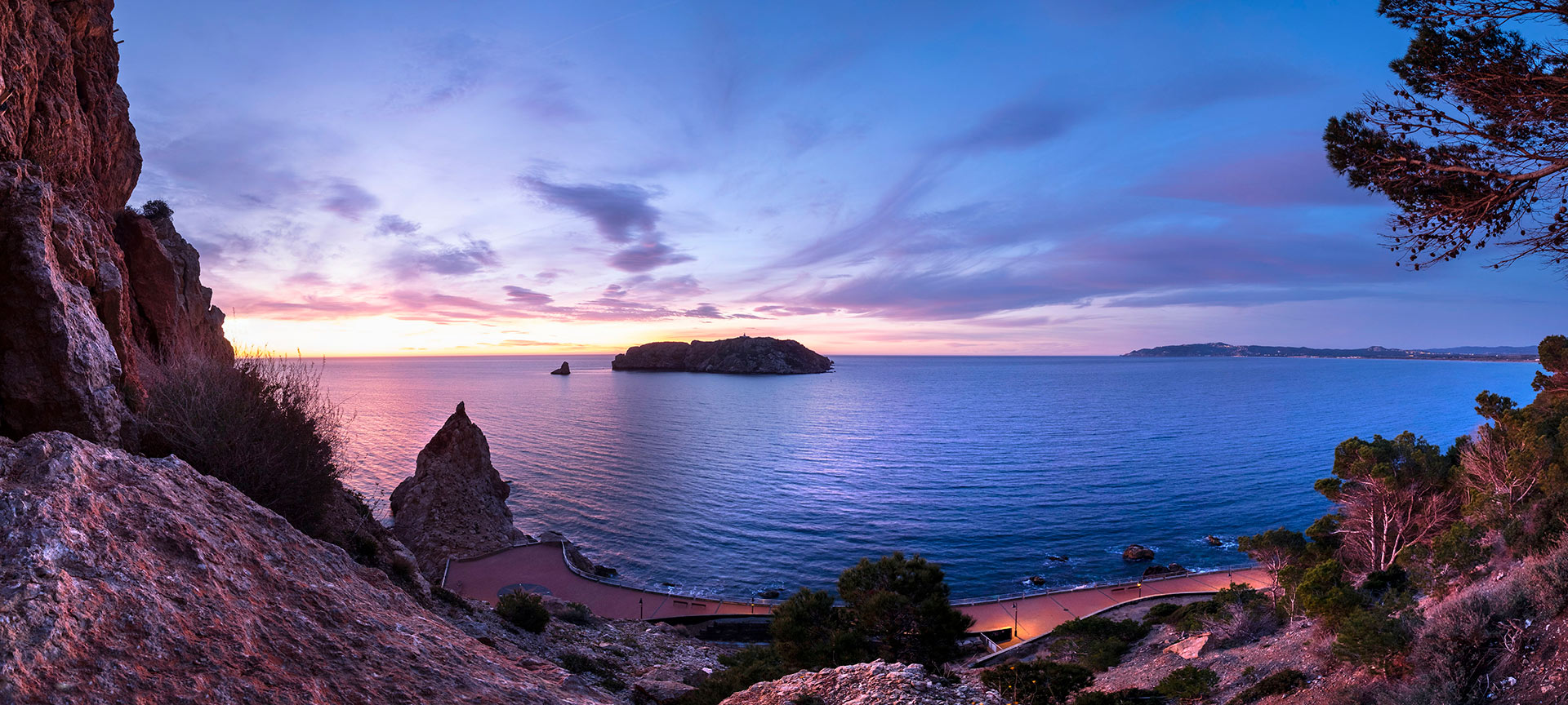 Reserva Natural de Illes Medes en L'Estartit. Girona, Cataluña Reserva Natural de Illes Medes en L'Estartit. Girona, Cataluña