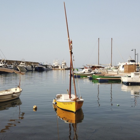 Hafen von L'Ametlla de Mar (Tarragona, Katalonien)