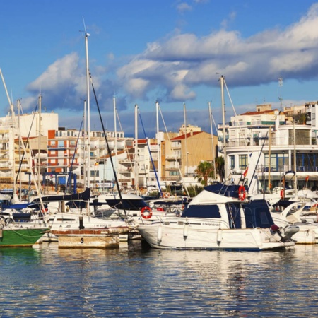 Hafen von L'Ampolla (Tarragona, Katalonien)