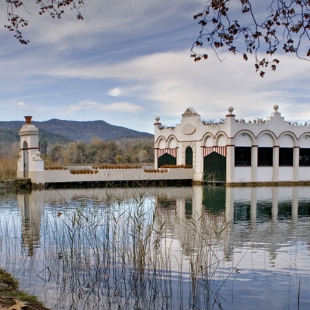 Jezioro Banyoles. Girona