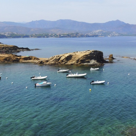 Strände in Llança, Girona (Katalonien)