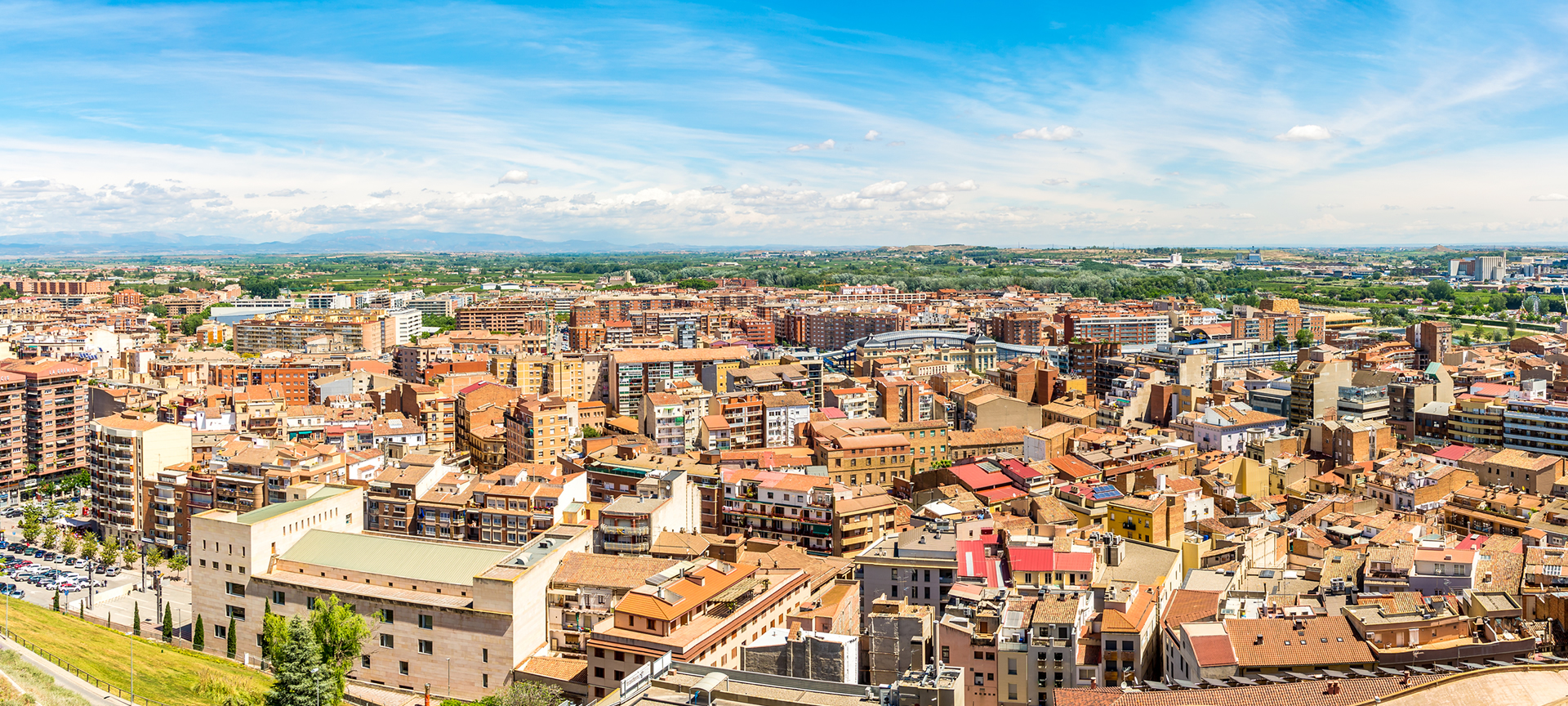 Veduta di Lleida, Catalogna Veduta di Lleida, Catalogna
