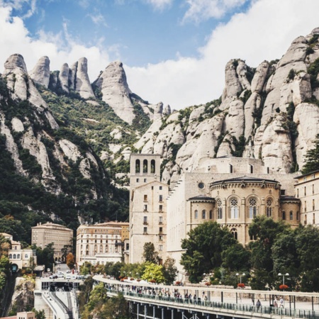Montserrat, en la provincia de Barcelona (Cataluña)