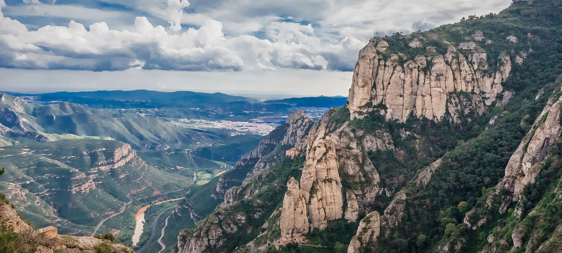 Vista desde Montserrat. Barcelona Vista desde Montserrat. Barcelona