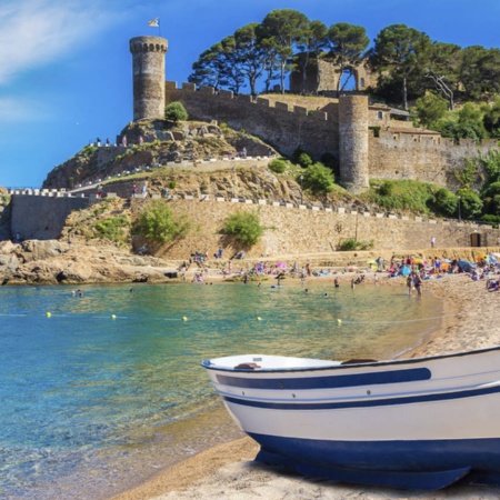 Spiaggia Gran de Tossa de Mar (Girona, Catalogna)