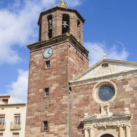 Chiesa di Santa María, a Prades (Tarragona, Catalogna)