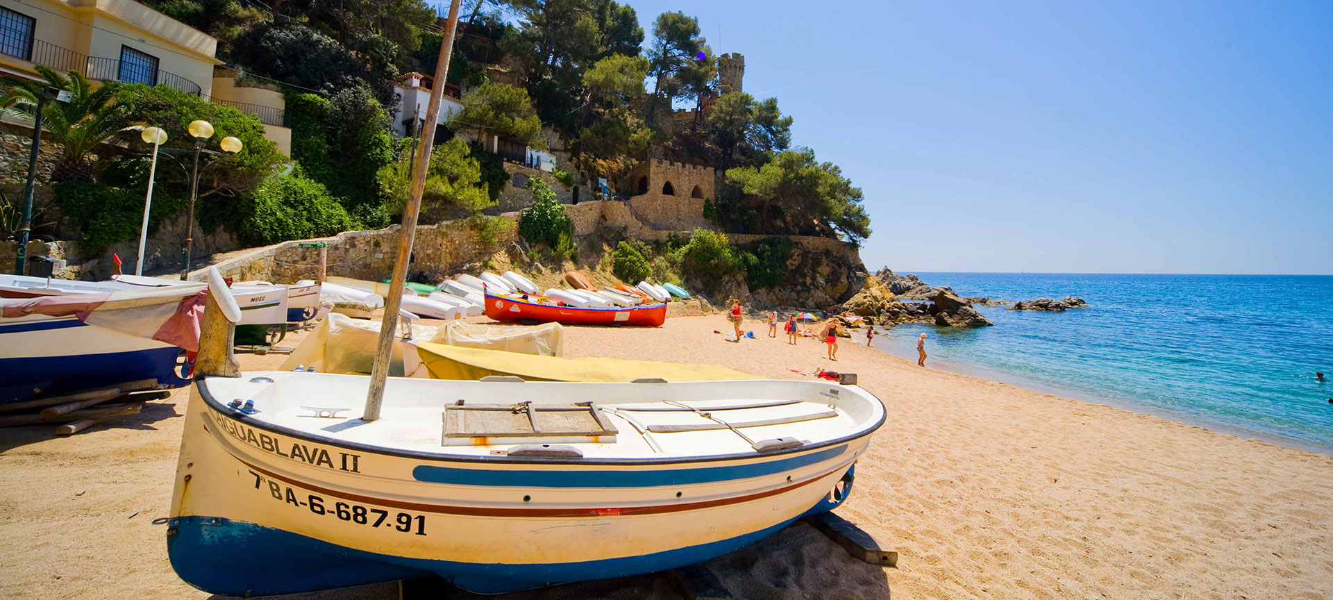Cala Sa Caleta en Lloret de Mar. Girona Cala Sa Caleta en Lloret de Mar. Girona