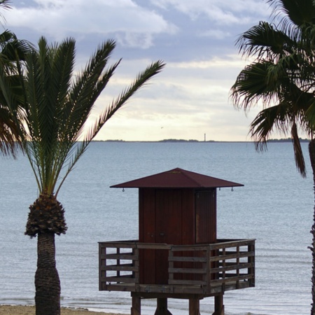 Platja El Garbí, a Sant Carles de la Ràpita (Tarragona, Catalogna)