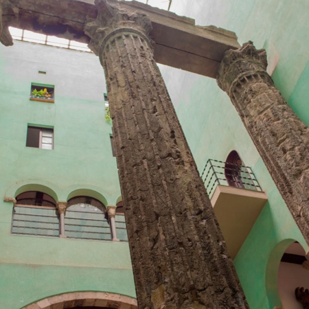 Tempel des Augustus. Barcelona