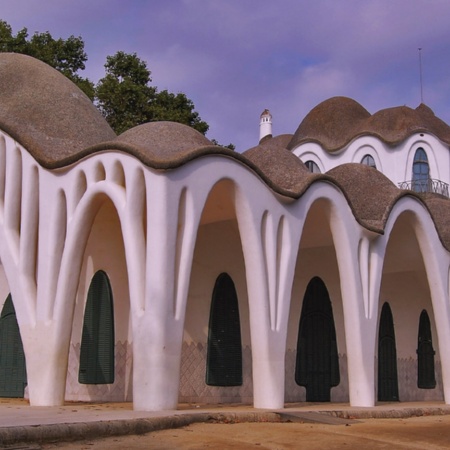 La Masia Freixa, nel Parco Sant Jordi de Terrasa (Barcellona, Catalogna)