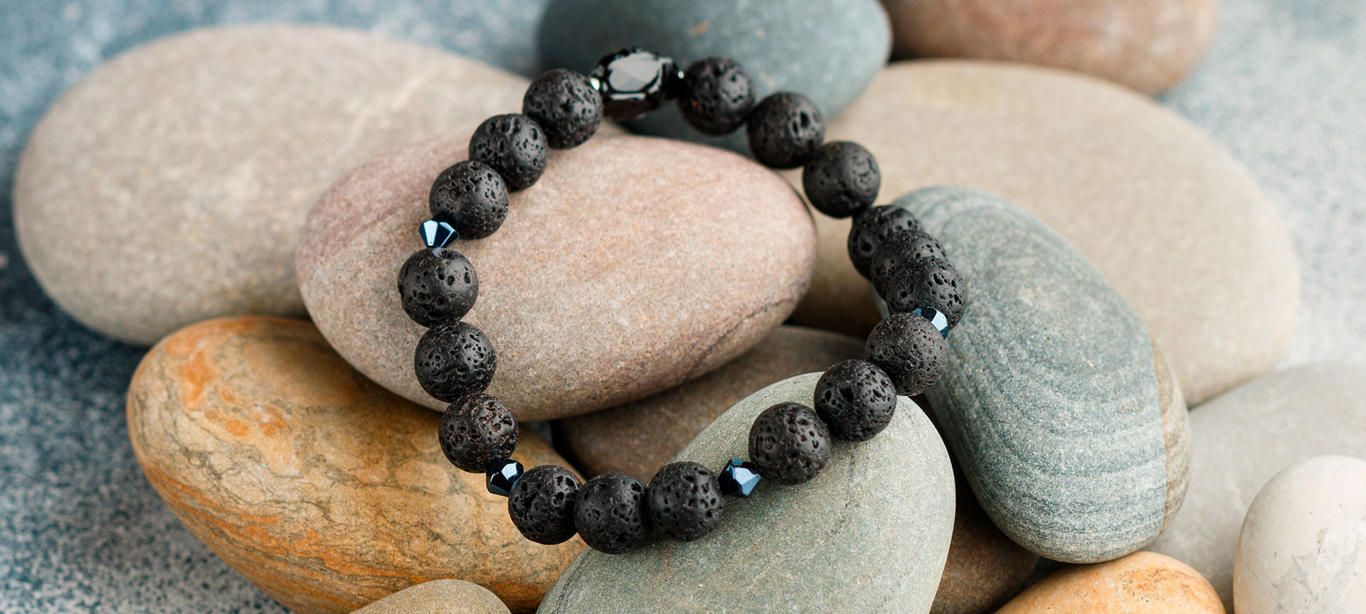 Pulsera de lava volcánica Pulsera de lava volcánica