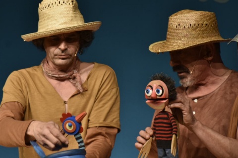 Spettacolo «La gallina blu» durante la Fiera Europea delle Arti Sceniche per bambini e bambine