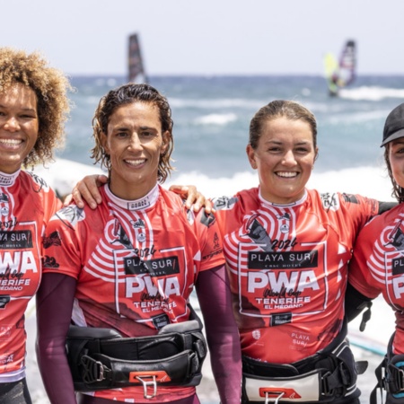 Surfistas do Grand Slam Tenerife El Médano 2025