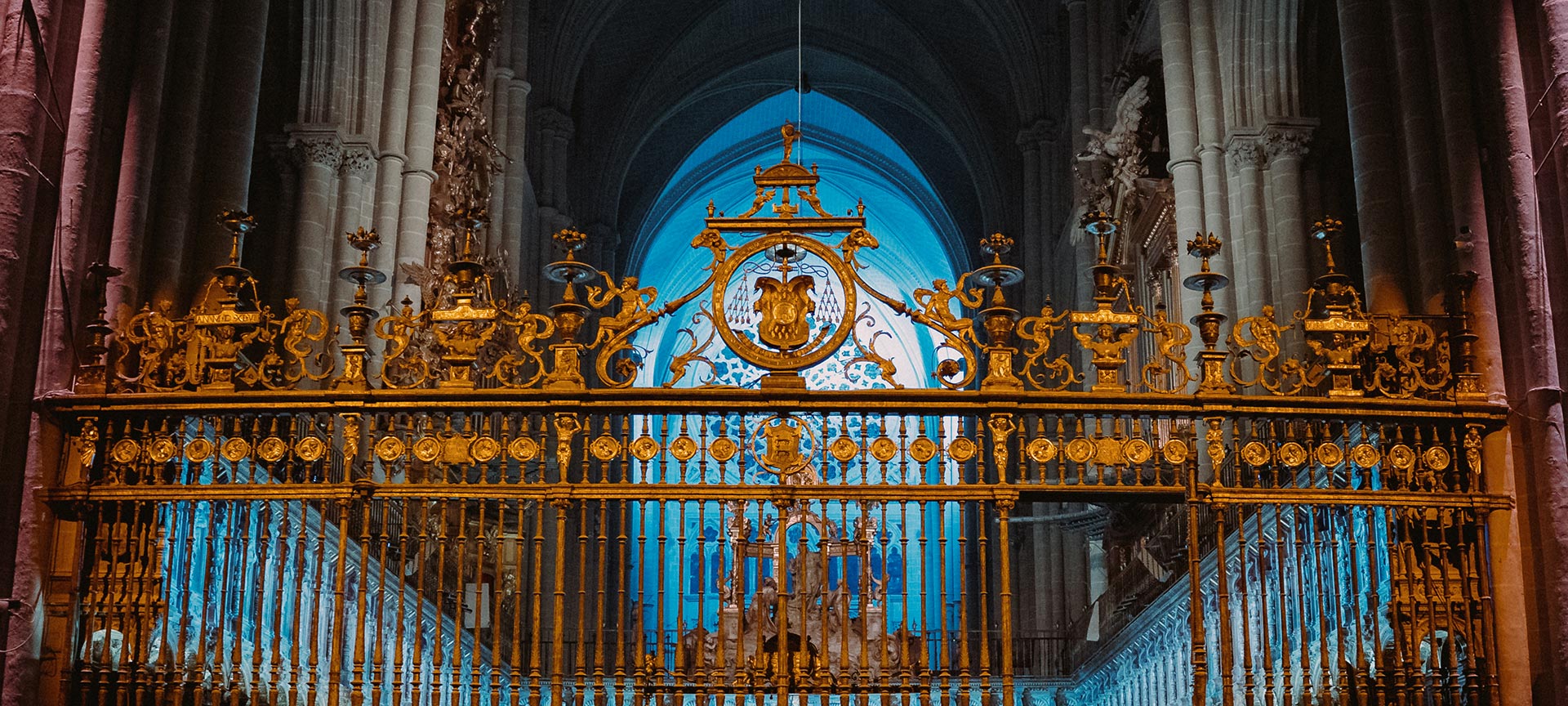 Un instante del espectáculo ‘Lumina Catedral de Toledo’ Un instante del espectáculo ‘Lumina Catedral de Toledo’