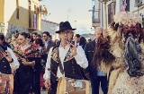 Sfilata di Carantoñas ad Acehúche, Cáceres