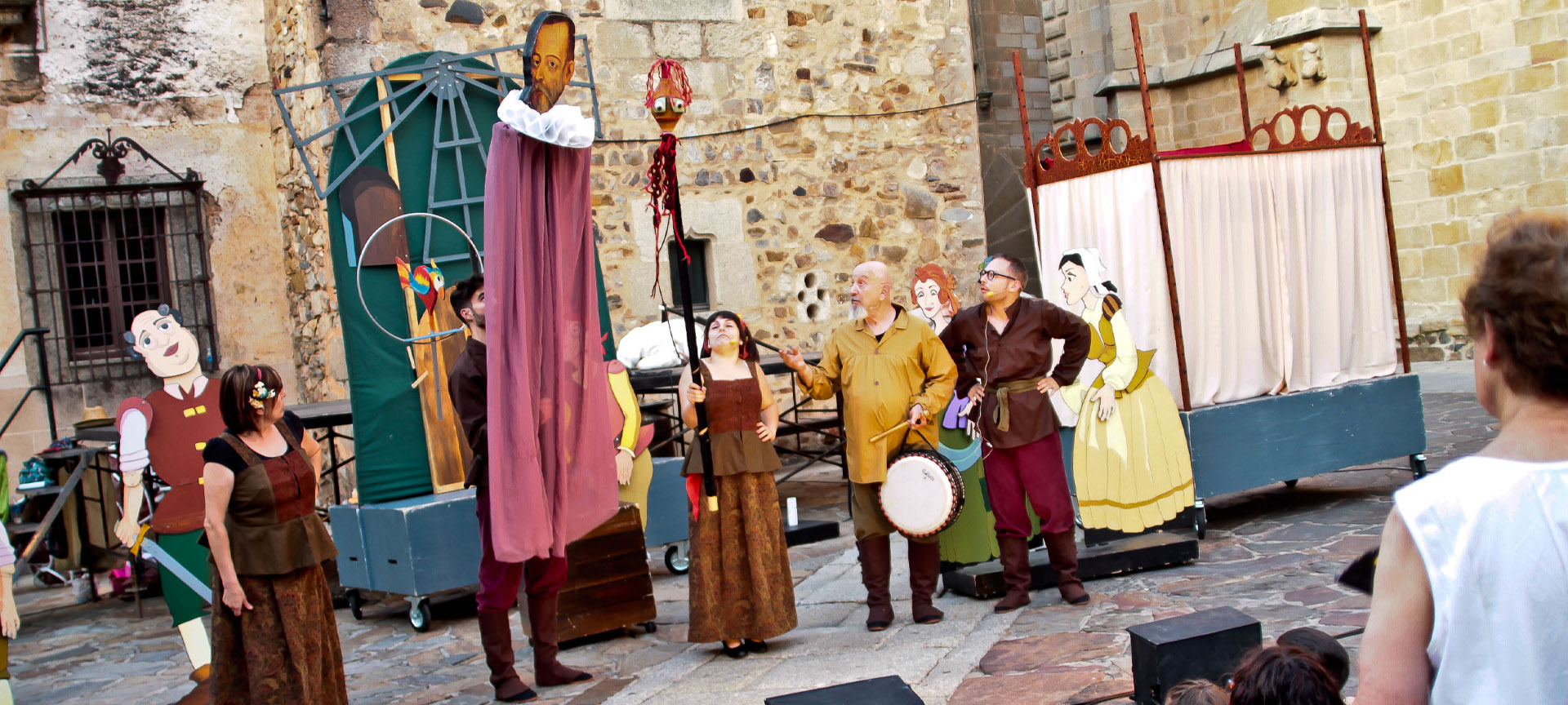 Una de las representaciones del Festival de Teatro Clásico de Cáceres Una de las representaciones del Festival de Teatro Clásico de Cáceres