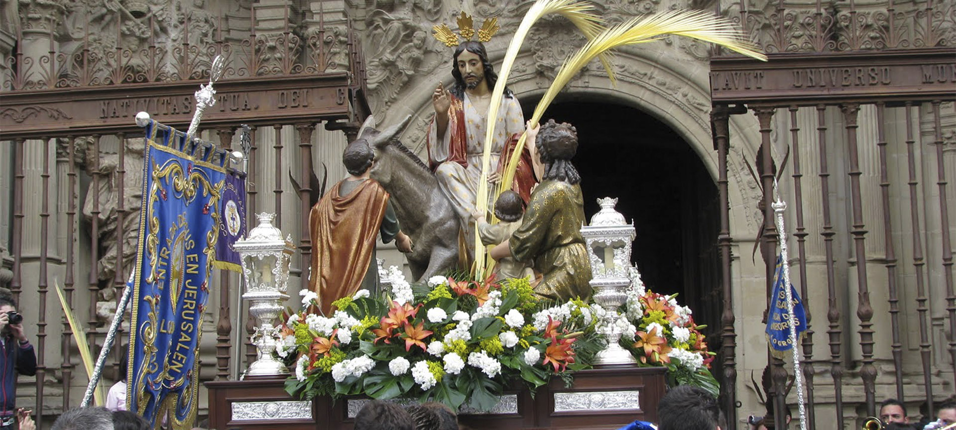 Procesión de “La Borriquilla”, el domingo de Ramos, en la Semana Santa de Logroño (La Rioja) Procesión de “La Borriquilla”, el domingo de Ramos, en la Semana Santa de Logroño (La Rioja)