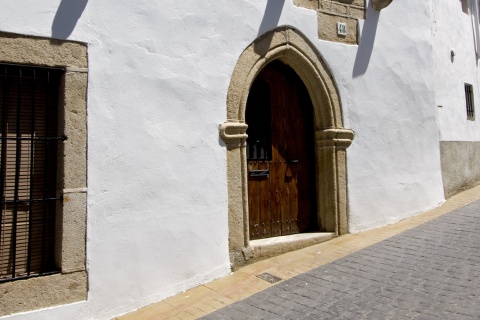 Straße im Judenviertel von Valencia de Alcántara (Cáceres, Extremadura)