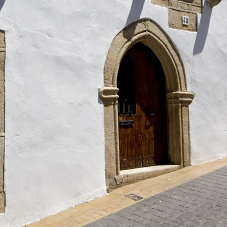 Strada del quartiere ebraico di Valencia de Alcántara (Cáceres, Estremadura)