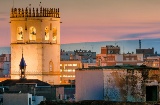 Cattedrale San Juan Bautista, veduta aerea di Badajoz.
