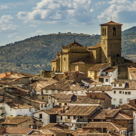 Vista general de Hervás, en Cáceres (Extremadura)