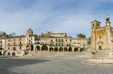 Plaza Mayor di Trujillo (Cáceres, Estremadura)