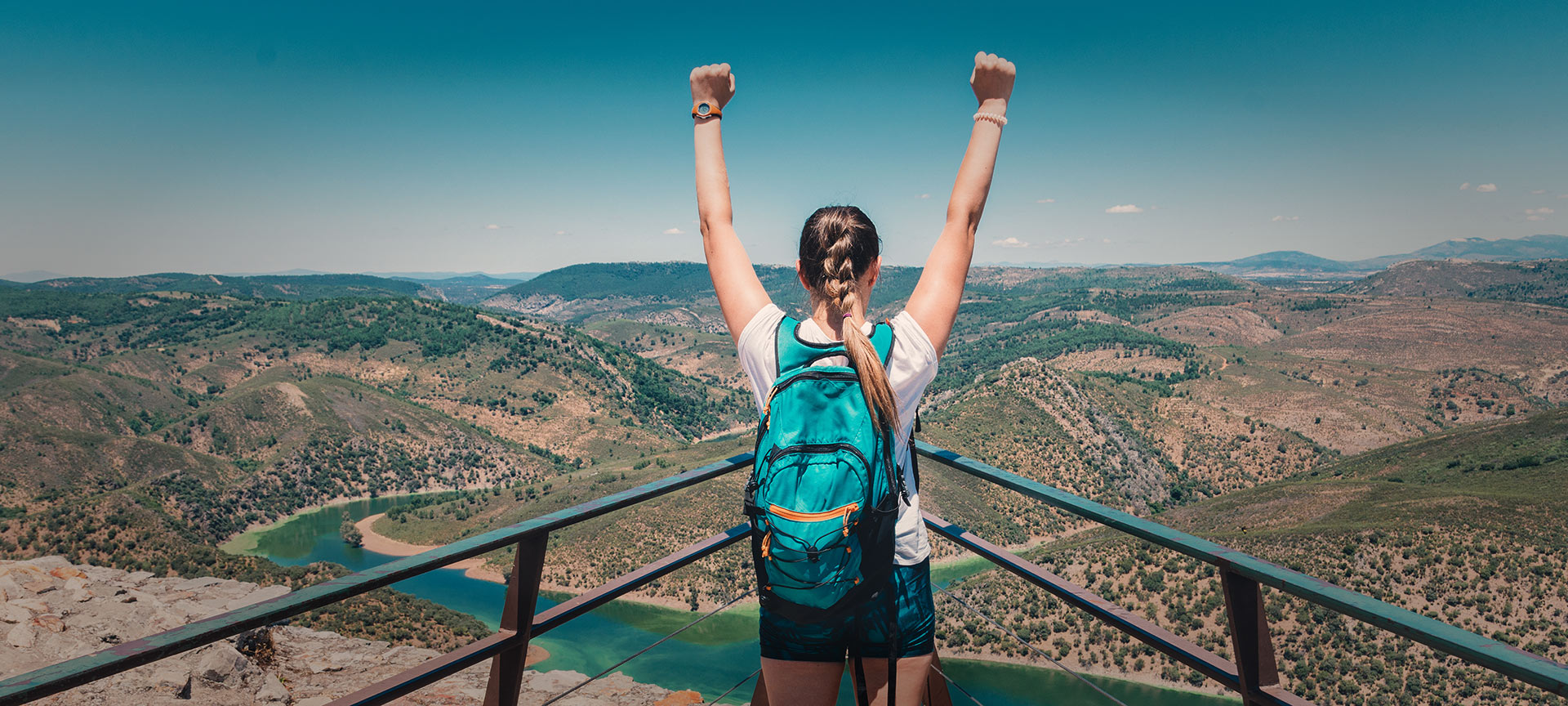 Turista a Monfragüe, Estremadura Turista a Monfragüe, Estremadura