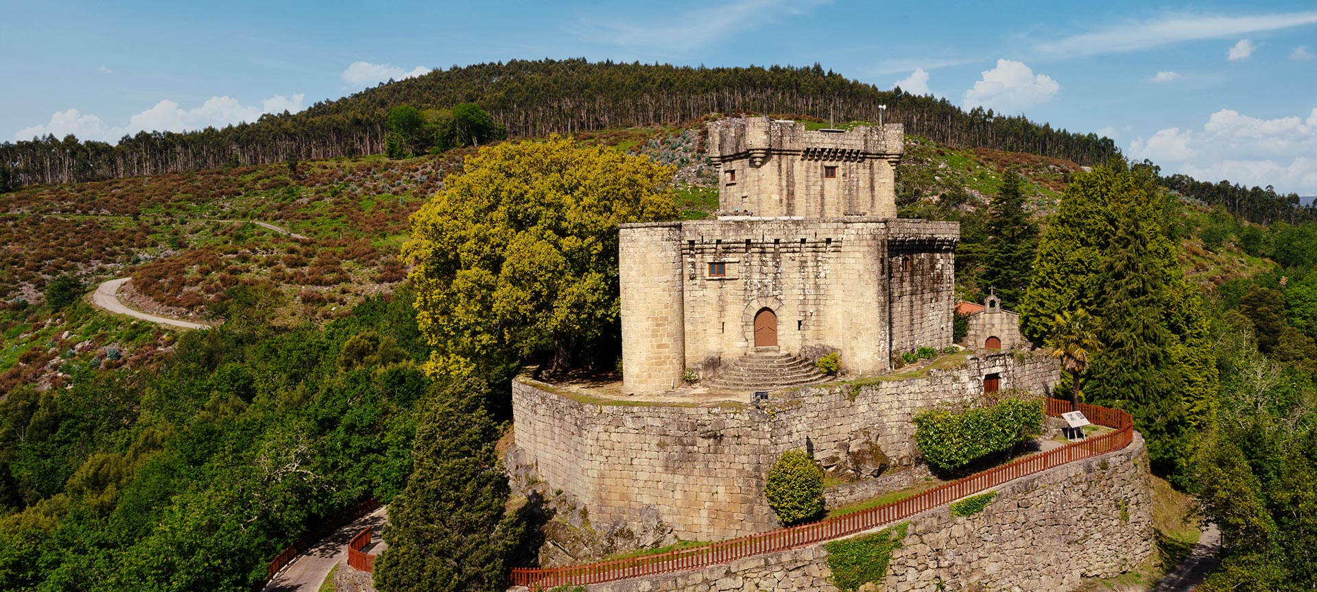Castello di Sobroso a Pontevedra, Galizia Castello di Sobroso a Pontevedra, Galizia