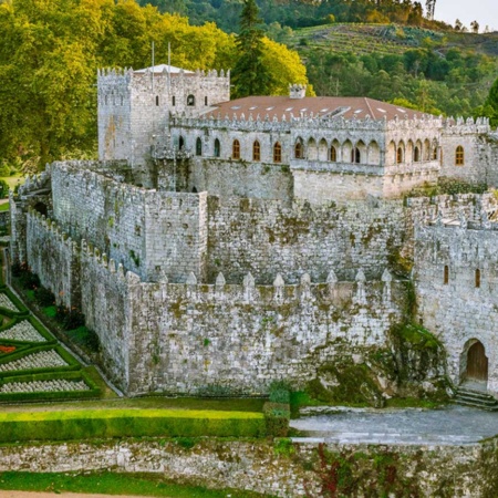 Zamek w Soutomaior w prowincji Pontevedra, Galicja