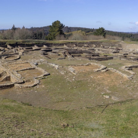 Il sito Castro de Vidalonga, a Castro de Rei (Lugo, Galizia)