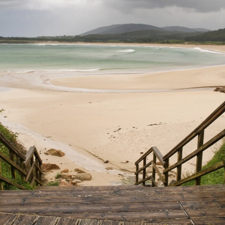 Playa de San Jorge de Ferrol (A Coruña, Galicia)