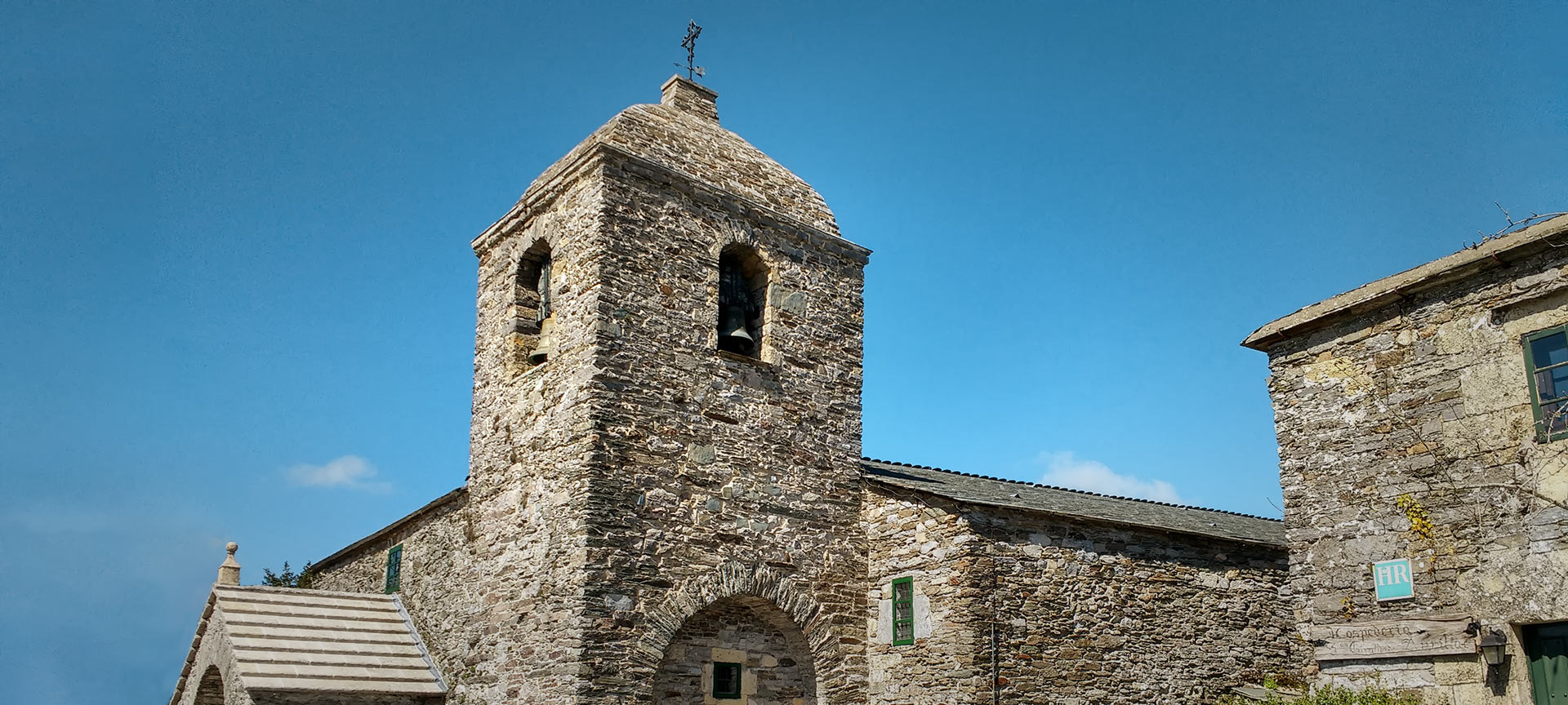 Church of Santa María A Real in O Cebreiro, Galicia Church of Santa María A Real in O Cebreiro, Galicia