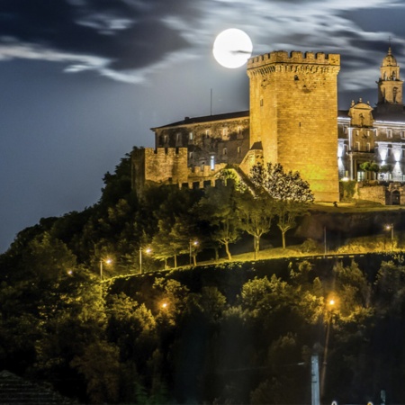 Castillo de Monforte de Lemos, en Lugo (Galicia)
