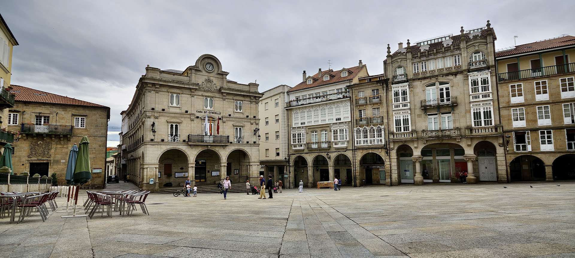 Plaza Mayor square in Ourense, Galicia Plaza Mayor square in Ourense, Galicia