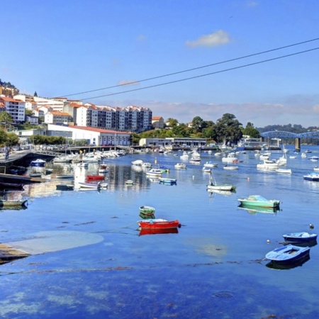 Pontedeume, a La Coruña (Galizia)