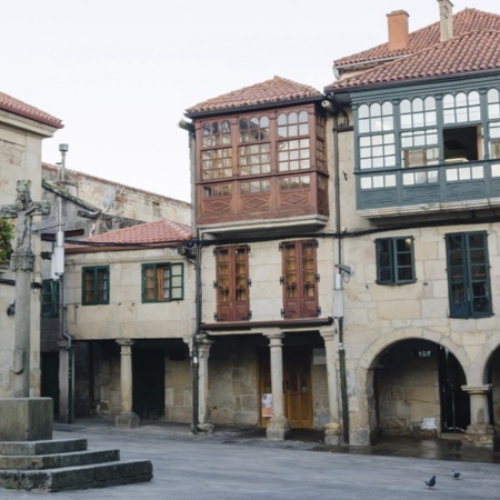 Plaza da Leña, a Pontevedra, Galizia