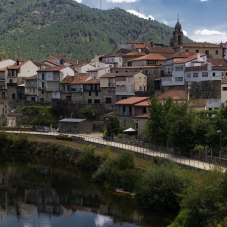 Panoramica di Ribadavia, a Ourense (Galizia)