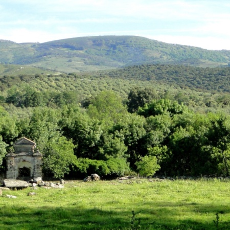 Jardin de Sotofermoso à Abadía, province de Cáceres, Estrémadure
