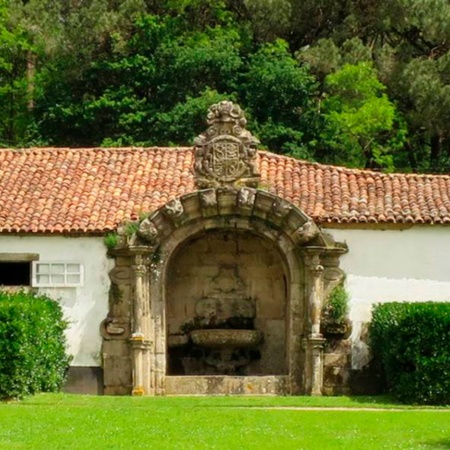 Jardins du Pazo de Santa Cruz de Ribadulla de Vedra, province de La Corogne, Galice