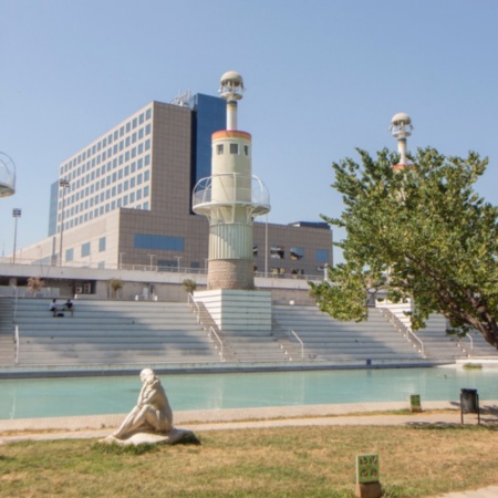 Parc de la España Industrial à Barcelone, Catalogne