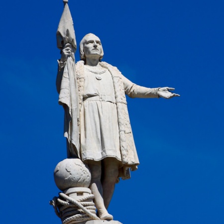 Monument to Columbus. Plaza de Colón. Madrid
