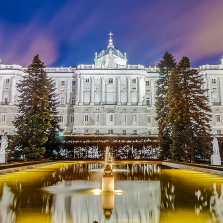 Exterior of the Royal Palace in Madrid