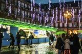 マドリードのマヨール広場のクリスマス