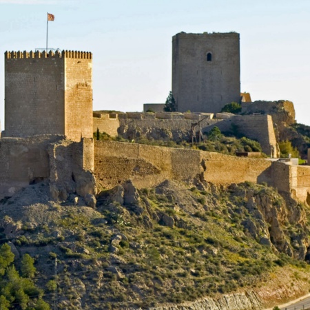 Burg von Lorca in Murcia