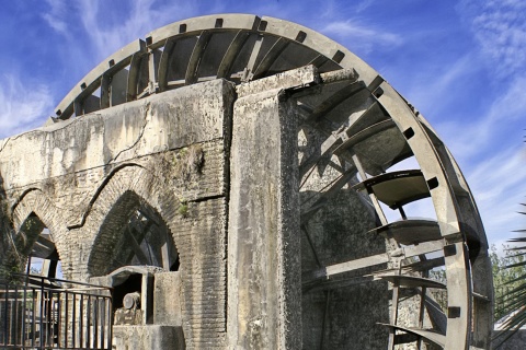 Roue du musée ethnologique des traditions, des coutumes et des arts populaires de La Huerta de Murcia