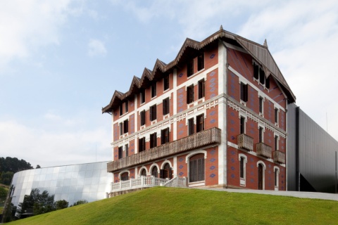 Cristóbal Balenciaga Museum in Guetaria, Gipuzkoa, Baskenland