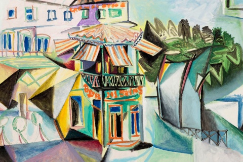 Pablo Picasso (1881-1973) Kawiarnia w Royan, 15 sierpnia 1940 r. – Olej na płótnie –